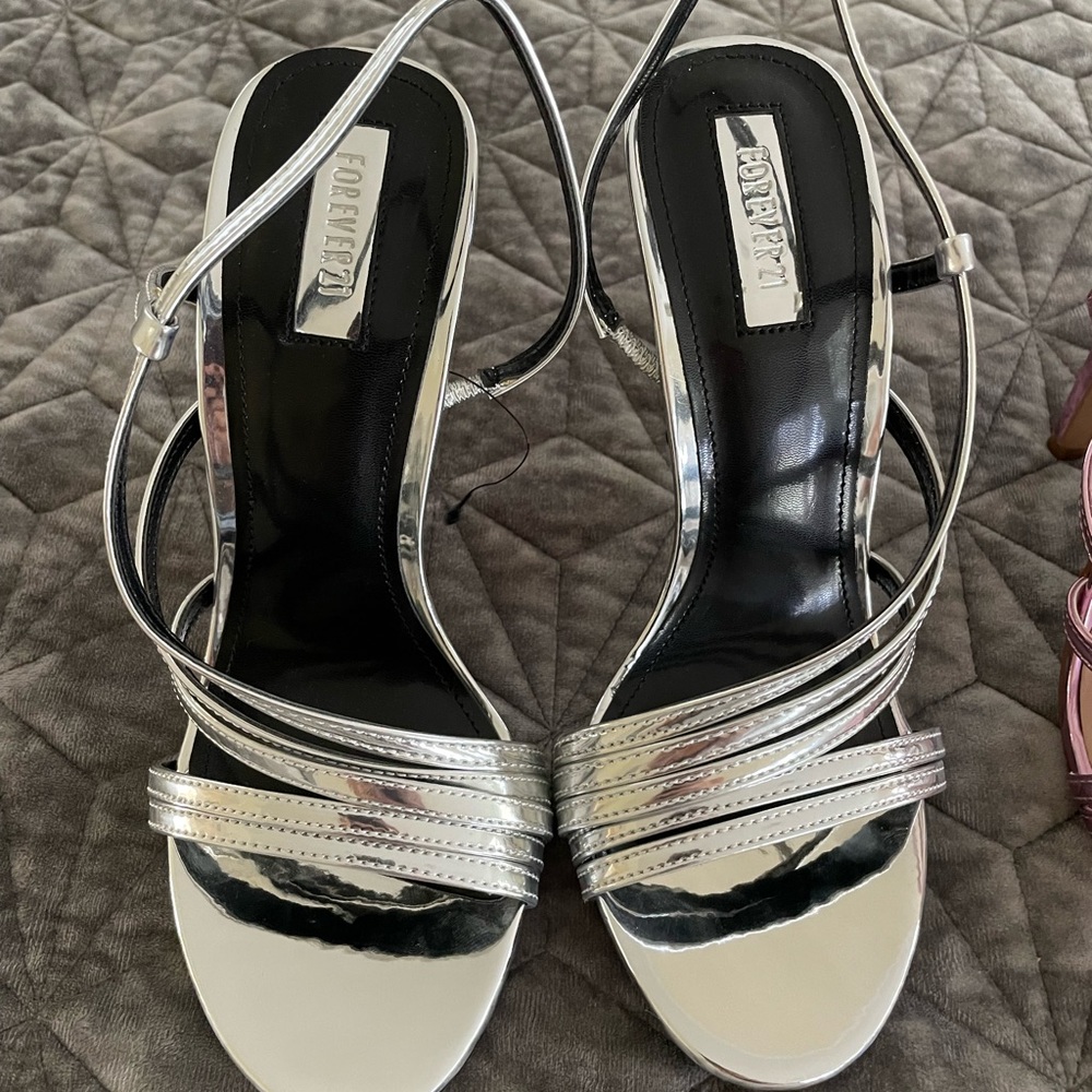Forever 21 Shiny Heels Y2K